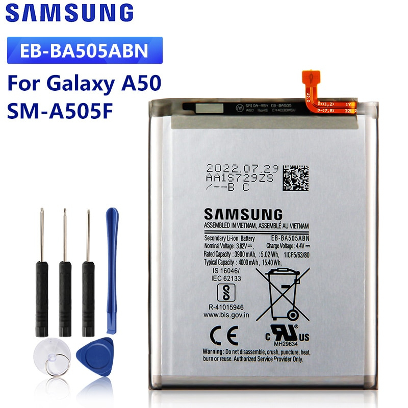แบตเตอรี่🔋EB-BA505ABNสำหรับSamsung Galaxy A50 A505F SM-A505F A30s A30 A20 SM-A205FN/ 4000MAh