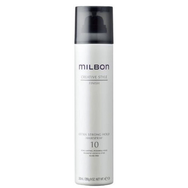 Milbon Extra Strong Hold Hairspray 10- 210g สเปรย์ล็อคลอนดัด ให้ลอนอยู่ทรงได้ยาวนานชนิดไม่เหนียว แข็งมาก