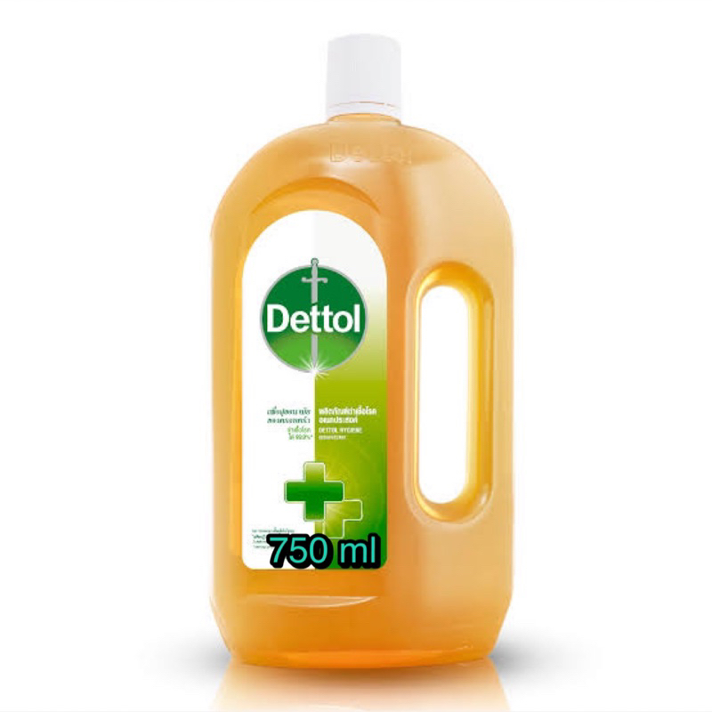 Dettol เดทตอล น้ำยาฆ่าเชื้อ เอนกประสงค์ เดทตอลไฮยีน​ ขนาด 750 มล.