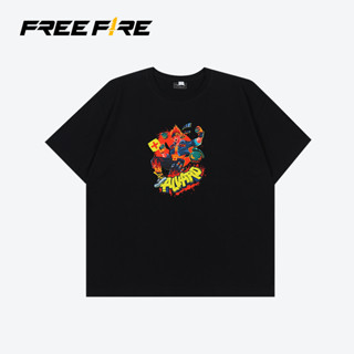 Free Fire  เสื้อยืด  ลาย เคลลี่ ลาย อัลวาโร่ เสื้อยืด oversize เสื้อแฟชั่น