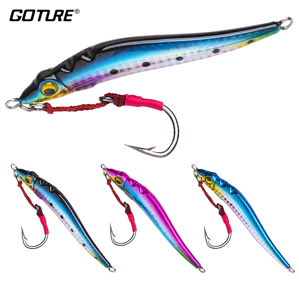 GOTUREเหยื่อปลอม ตกปลาเบ็ดจิ๊ก เหยื่อปลอมแบบตะขอ ขนาด100กรัม /150 กรัม จัดส่งจากไทย