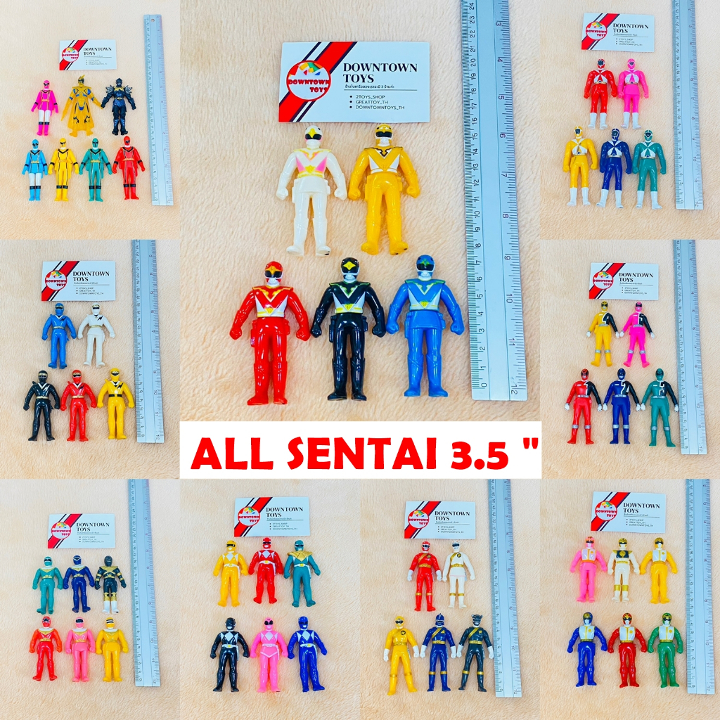 Sentai ซอฟ เจ็ทแมน จูเรนเจอร์ ไดเรนเจอร์ คาคุเรนเจอร์ โอเรนเจอร์ กาโอเรนเจอร์ Bandai โมเดล  เซนไต ขน