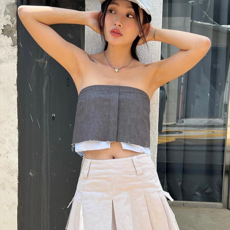 MELT.INMOMENTS Sole Top เสื้อเกาะอกเลเยอร์ (ซื้อผ่าน Shopee Video ลด 100.-)