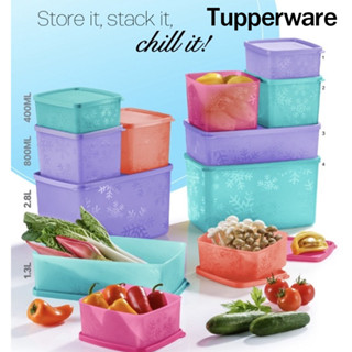 🔥Tupperware กล่องเก็บของในตู้เย็น กล่องถนอมอาหาร กล่องเก็บผักผลไม้ 🔥 ส่งจากไทย ไม่ต้องรอของนาน