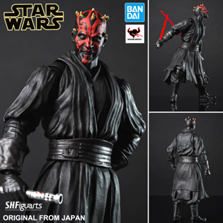 งานแท้ Bandai S.H.Figuarts จากหนังดังเรื่อง Star Wars สตาร์ วอร์ส Darth Maul ดาร์ธ มอล Action Figure Model Original