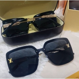 **พร้อมส่ง** แว่นตากันแดด LV ทรงเหลี่ยม พร้อมกล่องลิ้นชัก I love Shopee