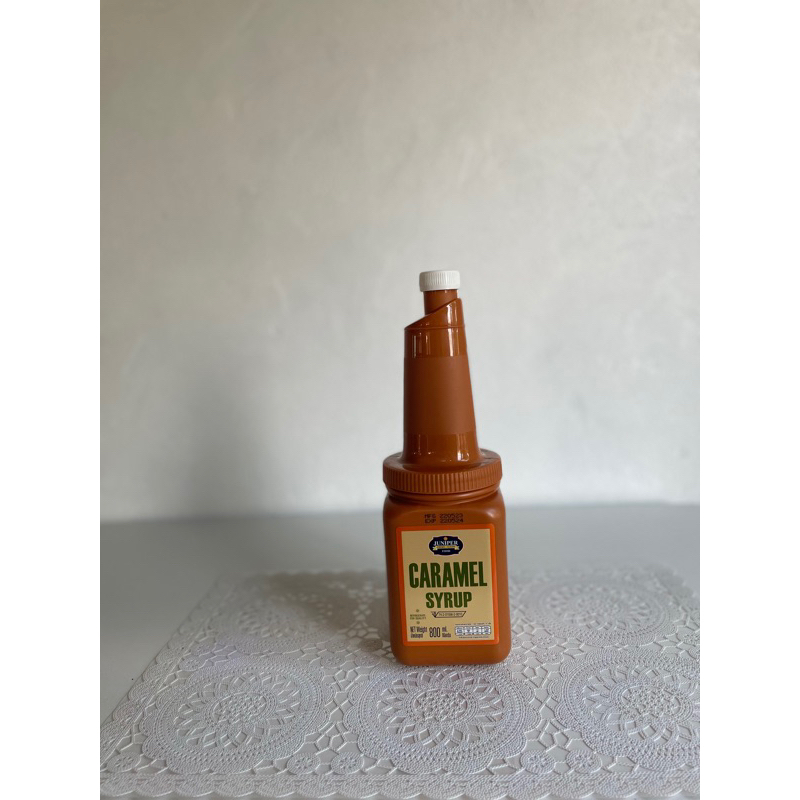 Juniper Caramel Syrup 800 ml.(จูนิเปอร์ คาราเมล ไซรัป 800 มิลลิลิตร.)