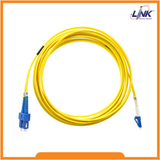 Link UFP962D31-03 Fiber Optic SC-LC Patch Cord 9/125 μm (OS2), Duplex Single-mode, (3.0 mm Jacket)/UPC-UPC, Lengths 3 m.