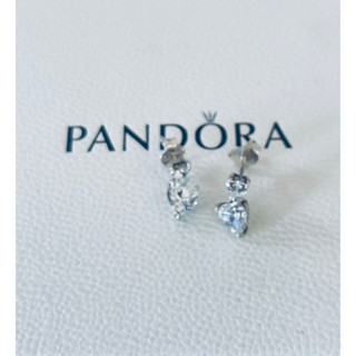 Pandora แท้💯% ต่างหูหัวใจ Like new