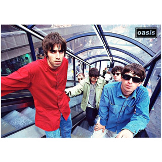 โปสเตอร์ วงดนตรี ร๊อค โอเอซิส oasis ขนาด A3