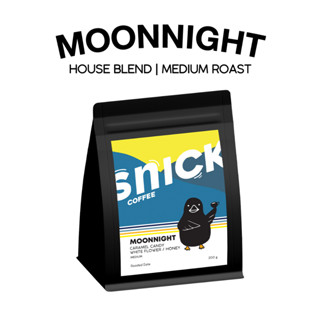 Snick Coffee เมล็ดกาแฟคั่วกลาง Moonnight