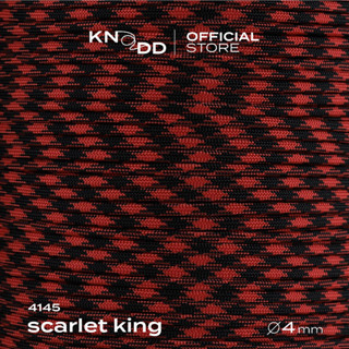 KNODD พาราคอร์ดไนลอน นำเข้าจากอเมริกา สี No.4145: Scarlet King ขนาด 4มม