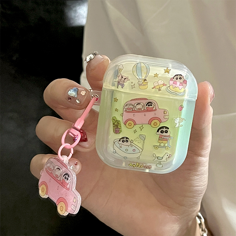 เคสแอร์พอด 3 Case Airpods 3 pro2 case น่ารัก เครยอนชินจัง พร้อมเครื่องประดับ Case Airpod 3 pro2 เคส 