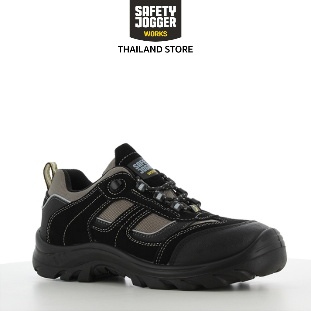 [ ลิขสิทธิ์แท้พร้อมส่ง ] Safety Jogger รุ่น JUMPER31 S3 รองเท้าเซฟตี้หุ้มส้น หัวคอมโพสิท สีดำ