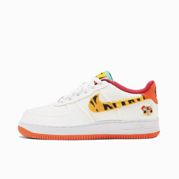 Nike Air Force 1 LV8（GS）“Year of the Tiger”CNY ของแท้ 100%