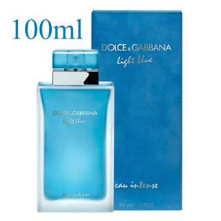 (รับเงินคืน 15% ใช้โค้ด J5BAK66V) Dolce&amp;Gabbana Light Blue Eau INTENSE Eau De Parfum 100ml For WOMEN