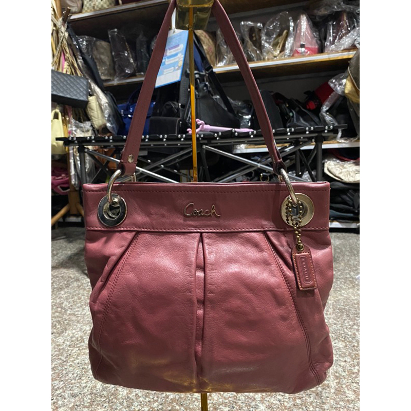 โคชแท้ หนังแท้คอสบอดี้&สะพาย สายเดิม ซิปykk