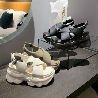 พร้อมส่ง!! รองเท้าส้นตึก รัดส้น สูง8cm size34-39