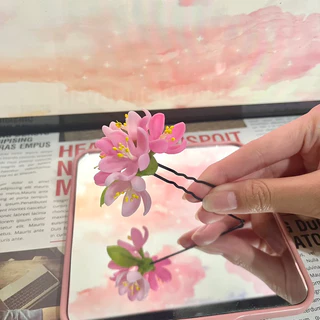 หมุดเสียบผมดอกไม้ดินปั้น สวยแบบตัวมารดา🌺
