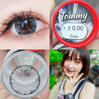 "มีค่าสายตา" คอนแทคเลนส์ Tommy เกล็ดน้ำแข็ง ลายฮิต Tiktok สวยมาก ตาโต บิ๊กอาย สีน้ำตาล สีเทา