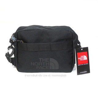 The North Face สะพายข้างโลโก้ดำเทา ไซส์เล็กกลางๆ ถอดสายได้