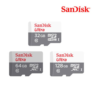 ไมโครเอสดีการ์ด 32GB , 64GB , 128 MICRO SD CARD SANDISK ULTRA SDHC CLASS 10