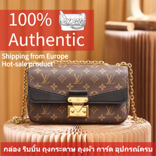 👜หลุยส์วิตตอง Louis Vuitton MARCEAU กระเป๋า กระเป๋าสะพายโซ่