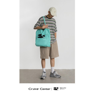 ✨พร้อมส่ง✨Crying Center Shopping Bag 3C Green