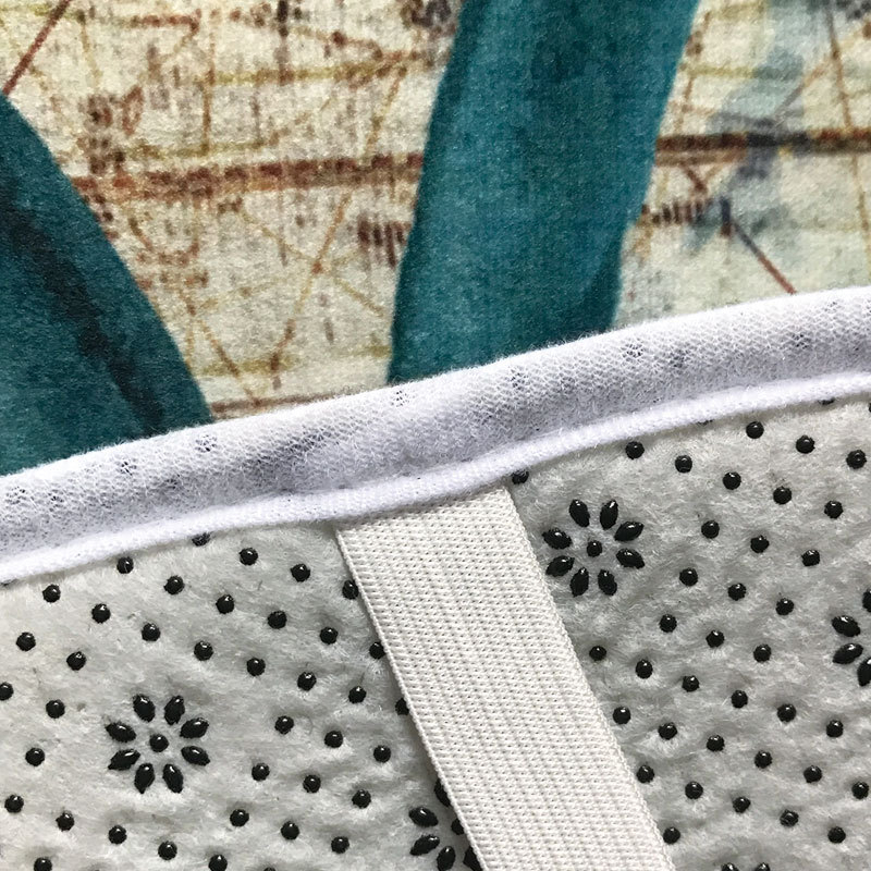 พรม ชุดพรมห้องน้ำ3ชิ้นต่อชุด พรมกันลื่น พรมเช็ดเท้า พรมปูชักโครก  พรมใช้ในห้องน้ำกันลื่นได้ซับน้ำได้ซักได้ พร้อมส่ง - รูปที่ 3