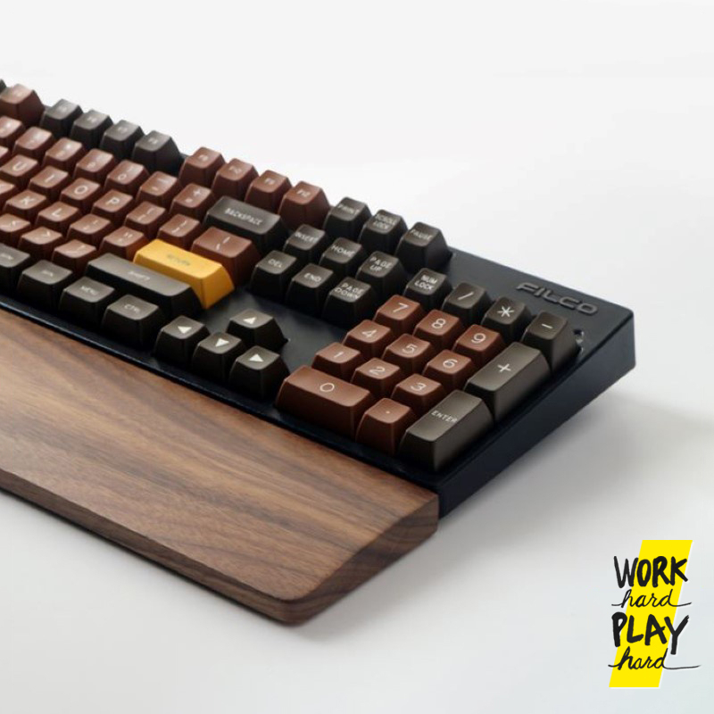 WHPH Shop ที่รองข้อมือ keyboard แบบไม้ ใช้กับ Keychron ที่รองข้อมือคีย์บอร์ด บรรเทาอาการเจ็บข้อมือ งานส่งออกขายบน Amazon