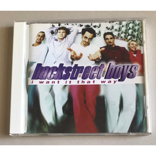 ซีดีซิงเกิ้ล ของแท้ ลิขสิทธิ์ มือ 2 สภาพดี...ราคา 250 บาท “Backstreet Boys”ซิงเกิ้ล"I Want It That Way"แผ่นMade in Japan