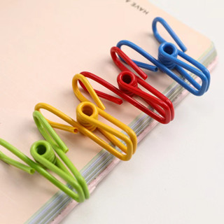 O•urHome [พร้อมส่ง] คลิปหนีบสีลูกกวาด candy color sealing clip คลิปเก็บของ คลิปหนีบเอนกประสงค์ คลิป คลิปหนีบกระดาษ