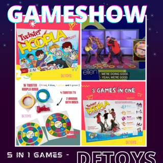 เกมยอดฮิตจาก GAMESHOW ชื่อดัง  เกม Twister HOOPLA ปาร์ตี้เกมส์ เกมสนุกพกพาสะดวก ห่วงหรรษา เล่นได้ทุกที่ทุกเวลา