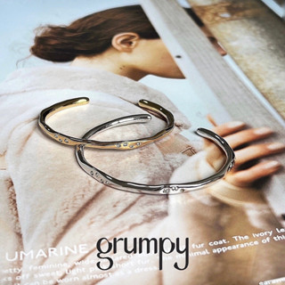 grumpy, coral bangle