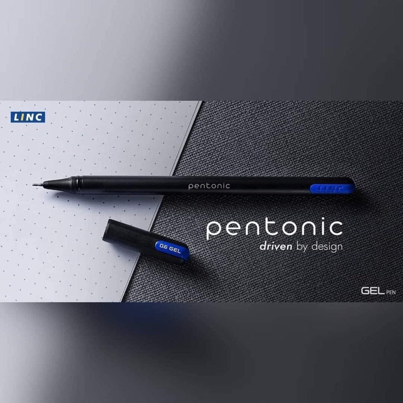 Linc pentonic 0.6 Gel Pen india reusable No.1 smooth + pentonic ball pen