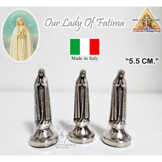 รูปปั้นโลหะ พระแม่มารีย์แห่งฟาติมา แม่พระ พระแม่มารี Virgin Mary Fatima คาทอลิก คริสต์ Catholic Statue Figurine religion