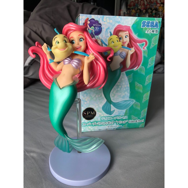 Ariel The little mermaidของแท้ JP - Super Premium Sega [โมเดล Disney] special colour สีมุขๆพาสเทล 30