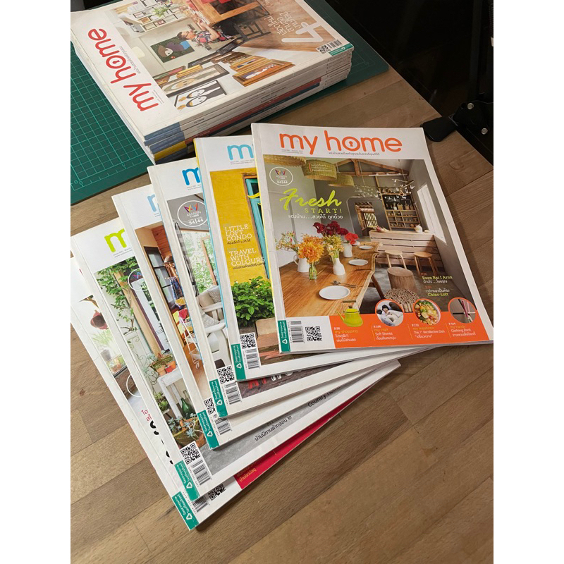 นิตยสาร my home ปี 2015มือสอง สภาพสวย  อยู่ ครบทุกหน้า #นิตยสารmy home#my home #ตกแต่งบ้าน