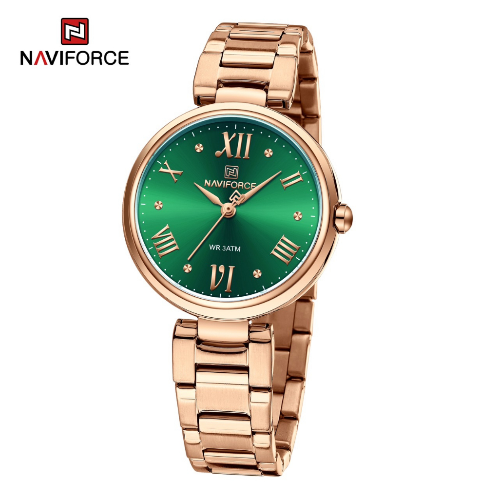 Naviforce รุ่น NF5030 นาฬิกาข้อมือผู้หญิง Naviforce แบรนด์จากญี่ปุ่น ของแท้ประกันศูนย์ไทย 1 ปี