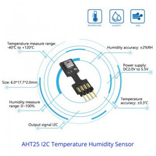 AHT25 RH+-3% I2C (2.5-5V) High Precision Digital Temperature and Humidity Sensor I2C