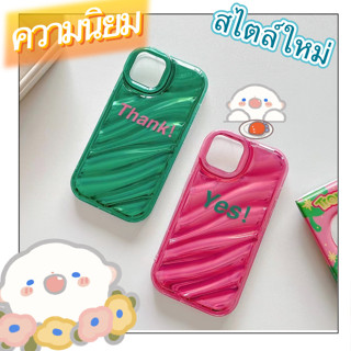 ❤️ส่งของขวัญ❤️ เคสไอโฟน 11 12 13 14 Pro Max แฟชั่น เรียบง่าย สไตล์คู่รัก ฤดูร้อน ความนิยม Case for iPhone ป้องกันการตก