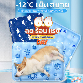 Pet Coolmat 🌈ที่นอนเจลเย็น ที่นอนสัตว์เลี้ยง เบาะนอนเย็น ที่นอนเย็น ที่นอนสุนัข แผ่นเจลเย็นสุนัข แผ่นเจลเย็นแมว