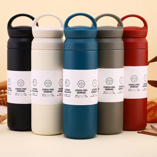 500 ml ✅ TRAVEL TUMBLER HANDLE 500 ml กระบอกน้ำ กระบอกเก็บความเย็น ร้อน กระบอกน้ำหูหิ้ว เก็บอุณหภูมิ ร้อน/เย็น