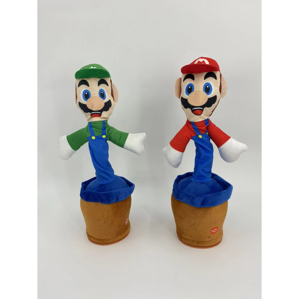 Super Mario Bros เต้นได้ พูดตามได้ LUIGI & MARIO เต้นได้ มีเพลง 120 เพลง อัดเสียงได้ ร้องเพลงได้