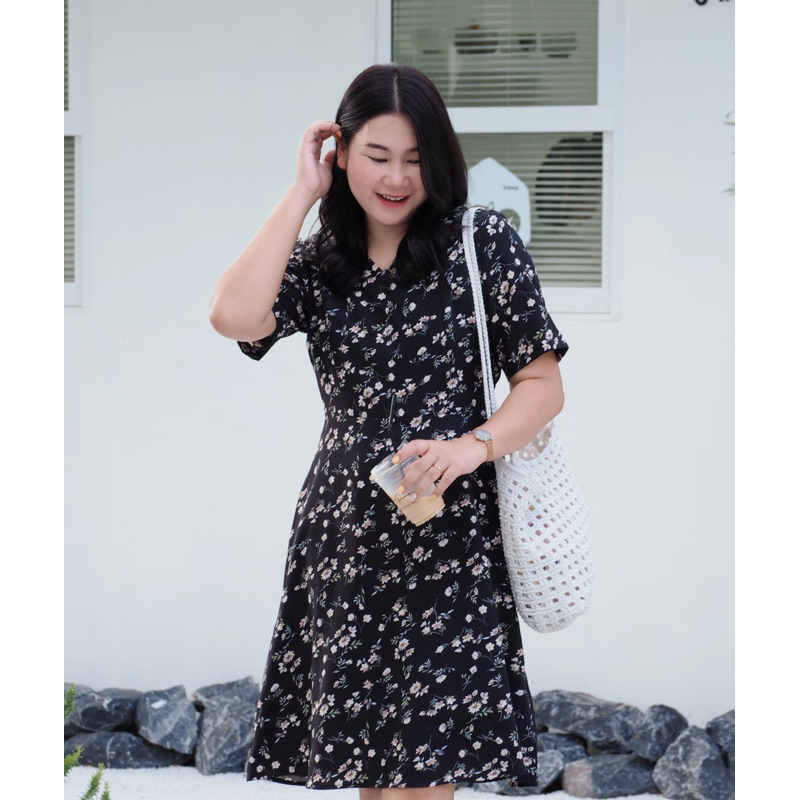 𝐅𝐨𝐫𝐠𝐞𝐭 𝐌𝐞 𝐍𝐨𝐭 𝐃𝐫𝐞𝐬𝐬 - เดรสสีดำ รหัส𝟏𝟐𝟖