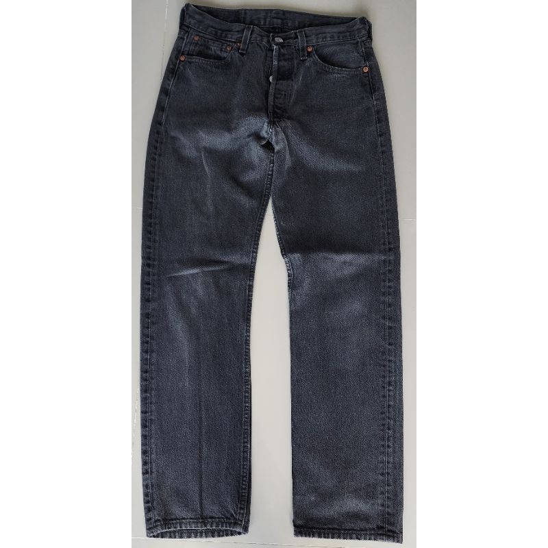 Super black Levi's 501-0660  U.S.A Size W29(I2764)