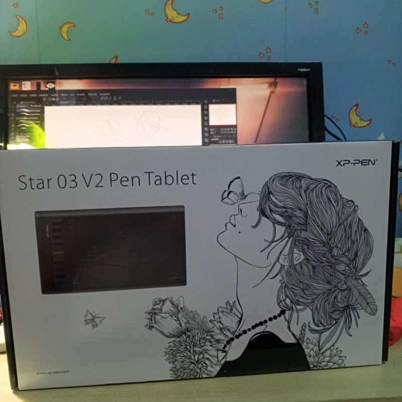 เม้าส์ปากกา Star 03 V2 Pen Tablet Xp-pen มือสอง