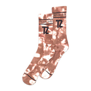 TZ TIE-TILL-DYE SOCKS - Brown