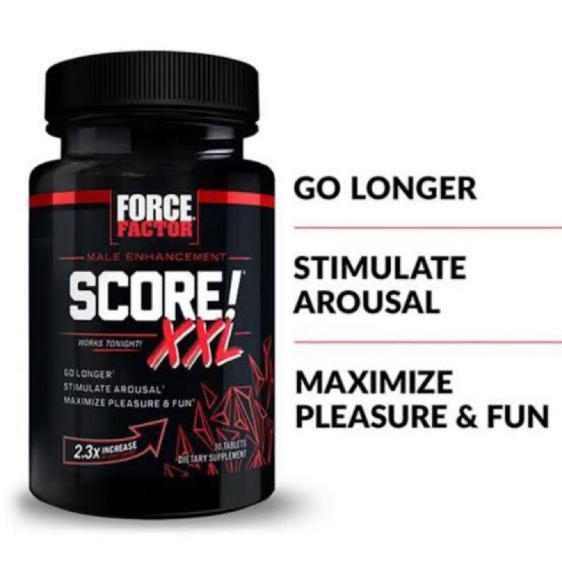 SALE​ EXP.11/2025 FORCE FACTOR SCORE xxl works tonight(30tablets)
