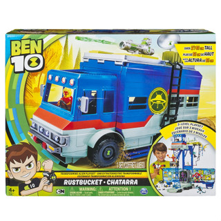 Ben 10 Transforming Alien Playset - Rustbucket แถมฟรี!! Ben 10 Omnitrix Disc Shooter มูลค่า 400 บาท ของเล่น Ben 10